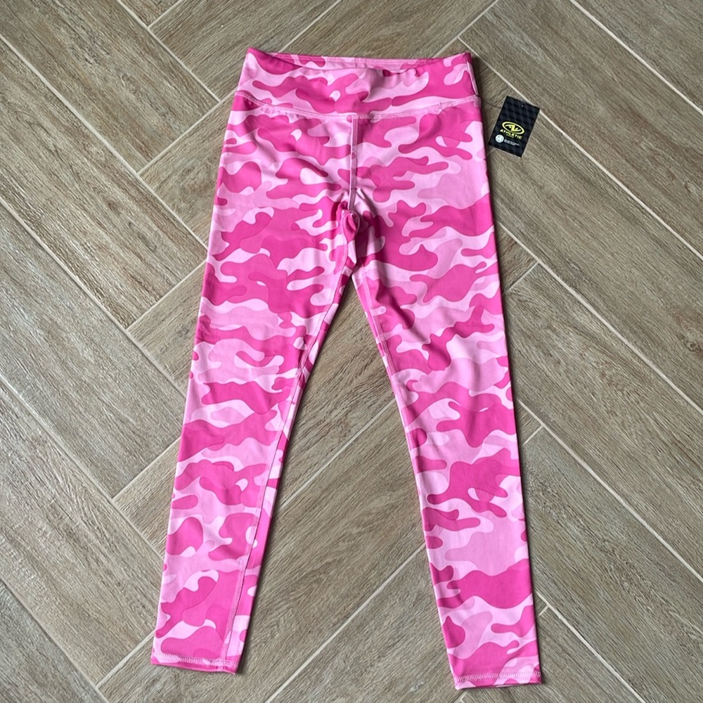 + ATHLETIC WORKS + Pink Camo Leggings